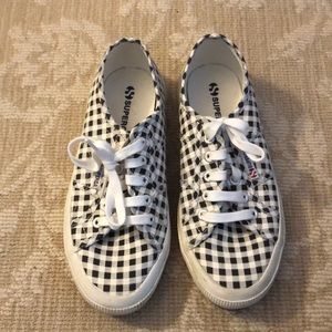 Superga gingham sneakers